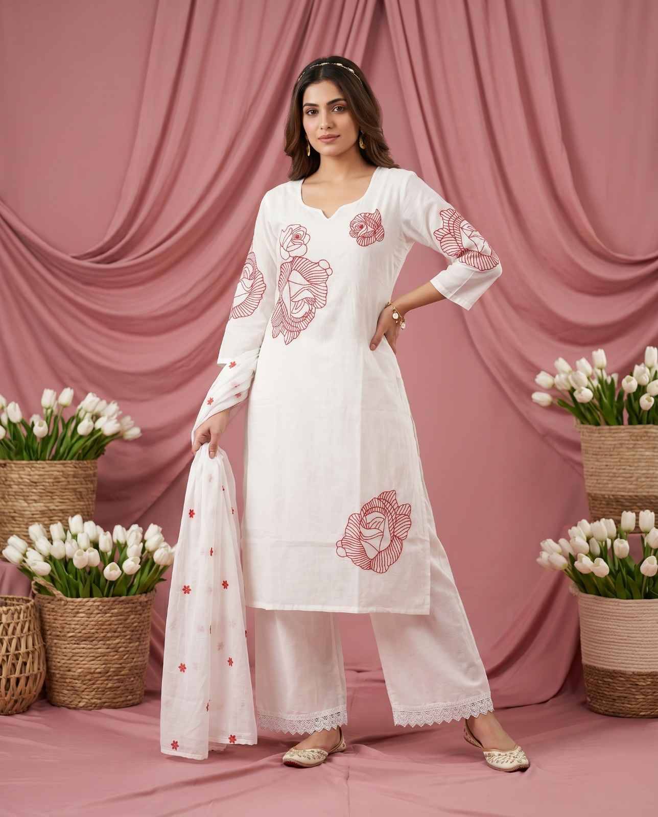K 914 By Fashid 01 to 05 Series Designer Collection Beautiful Stylish Fancy Colorful Party Wear & Occasional Wear Cambric Cotton Print Kurtis At Wholesale Price